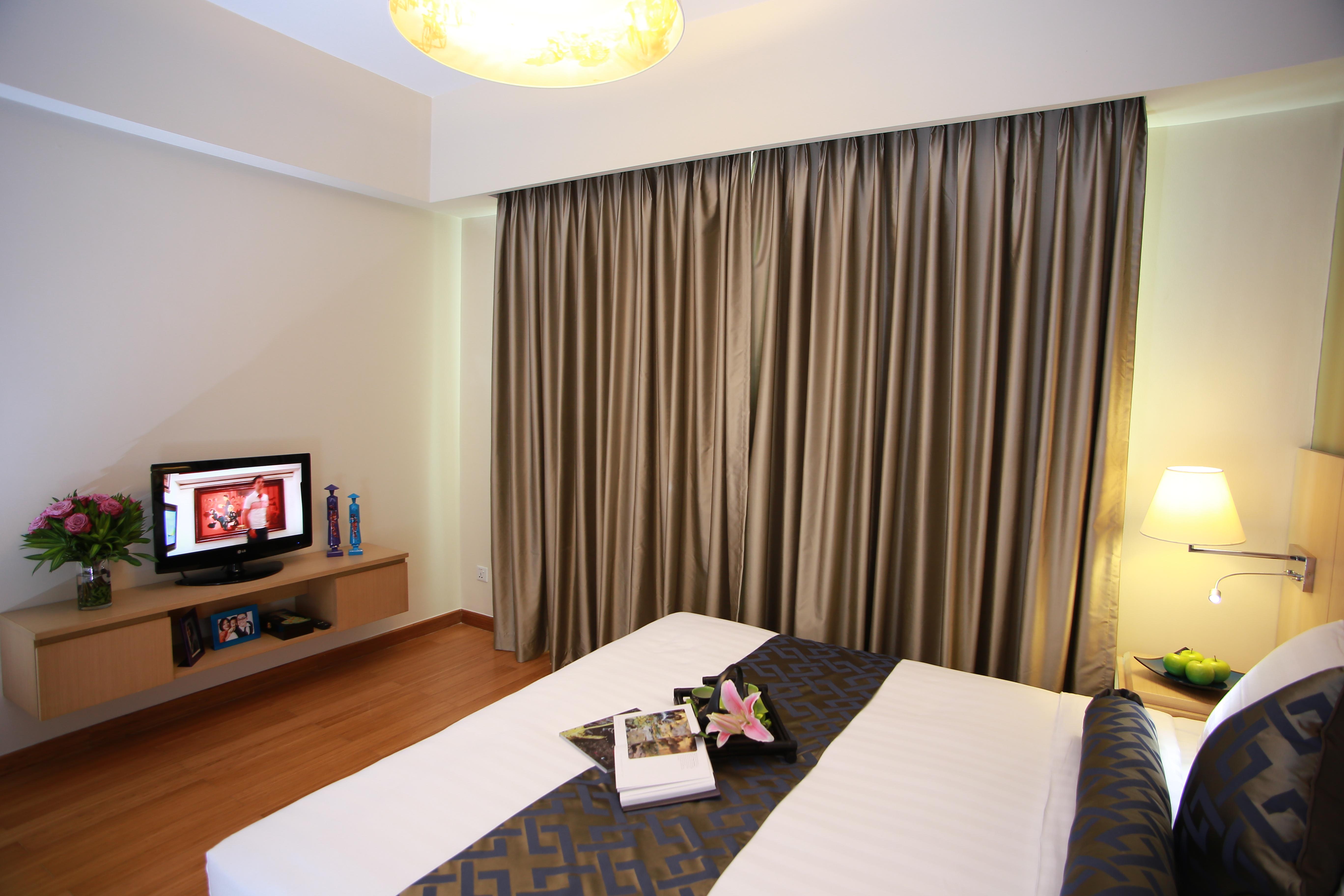 Somerset Ho Či Minovo Město Exteriér fotografie A bedroom at the hotel