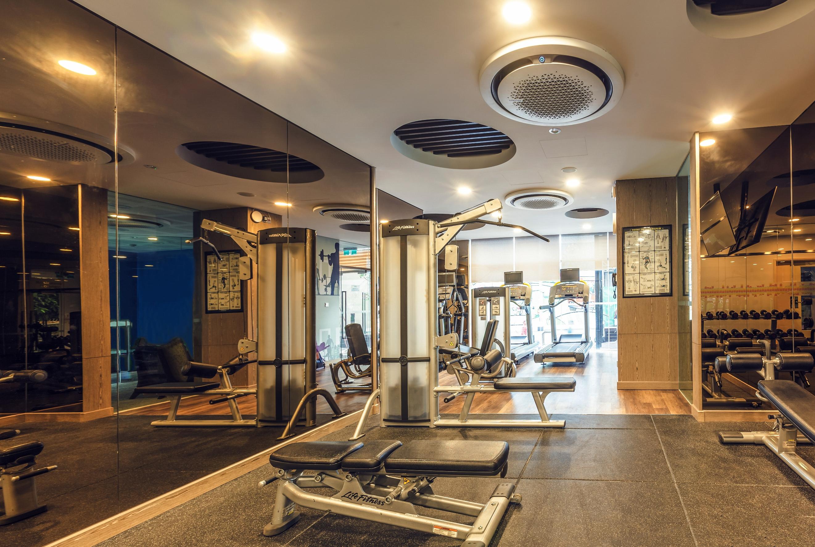 Somerset Ho Či Minovo Město Exteriér fotografie The gym at the hotel